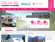 Tablet Screenshot of campervaltesse.com